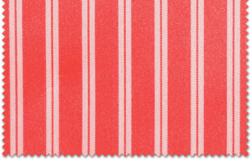 PBS-144 Butchers Stripe Fabric, Red
